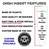 Kustom Cycle Parts Grim Reaper Ace Plastic Dash Panel Console
