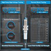 WJAUTO Iridium Spark Plugs 4 Pack, Pre-Gapped Sparkplugs OEM Replacement