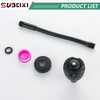 SUBEIXI Adjustable Shower Arm with High Pressure Shower Head, Powerful