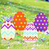 Fun Express 4 Pieces Large Easter Egg Outdoor Yard Signs