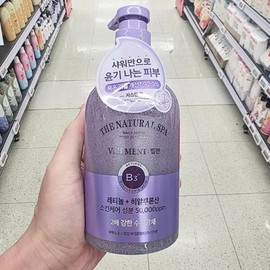 On the Body Bellman Natural Spa Moisture Glow Dead Sea Salt Scrub Body Wash Jasmine Scent 580ml 203154 / 온더바디 벨먼 내추럴 스파 수분광채 사해소금 스크럽 바디워시 자스민향 580ml 203154