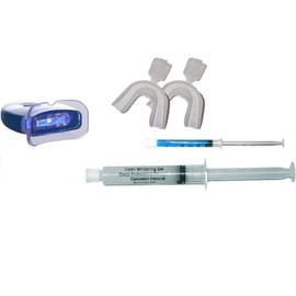 Easy Smile- Kit Tooth Whitening -Led Light + 10 Cc Peroxide Carbamide 35% +Remineralization Gel 3cc +2 Trays