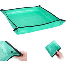 Gardening Sheet Work Mat Waterproof Planting Gardening Sheet Home Garden Green Sheet Gardening Mat (L, Green, )