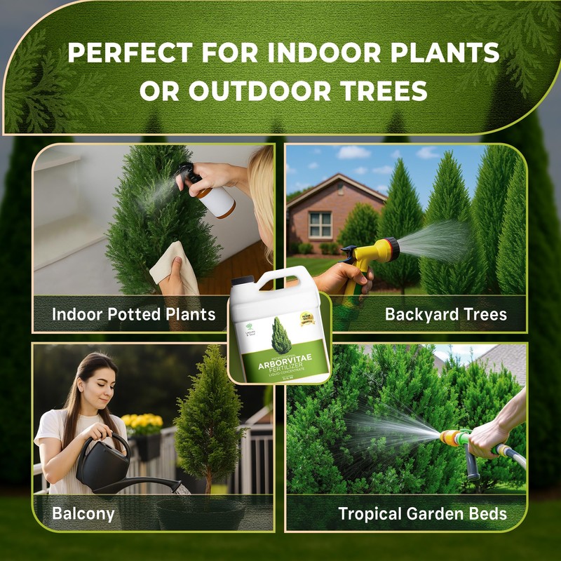 Leaves and Soul Professional Arbor Vitae Tree Fertilizer Liquid Concentrate