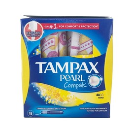 Tampax Tampons Pearl Compak Mini X 18