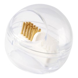 Healeved Ergonomic Nail Drill Bits Brush for Manicure Drill Soft Hard Wire Brush Set