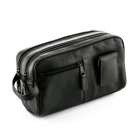 ZOHL Leather Travel Toiletry Bag With Manicure Set Made in Germany (ZO1850MS)