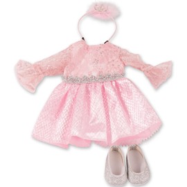 Götz 3403320 Combination Royal Doll Clothing Size XM 4-Piece Clothing and Accessory Set for Standing Dolls 36 cm
