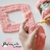 Lily Sugar N Cream Cones Coral Rose Yarn - 1