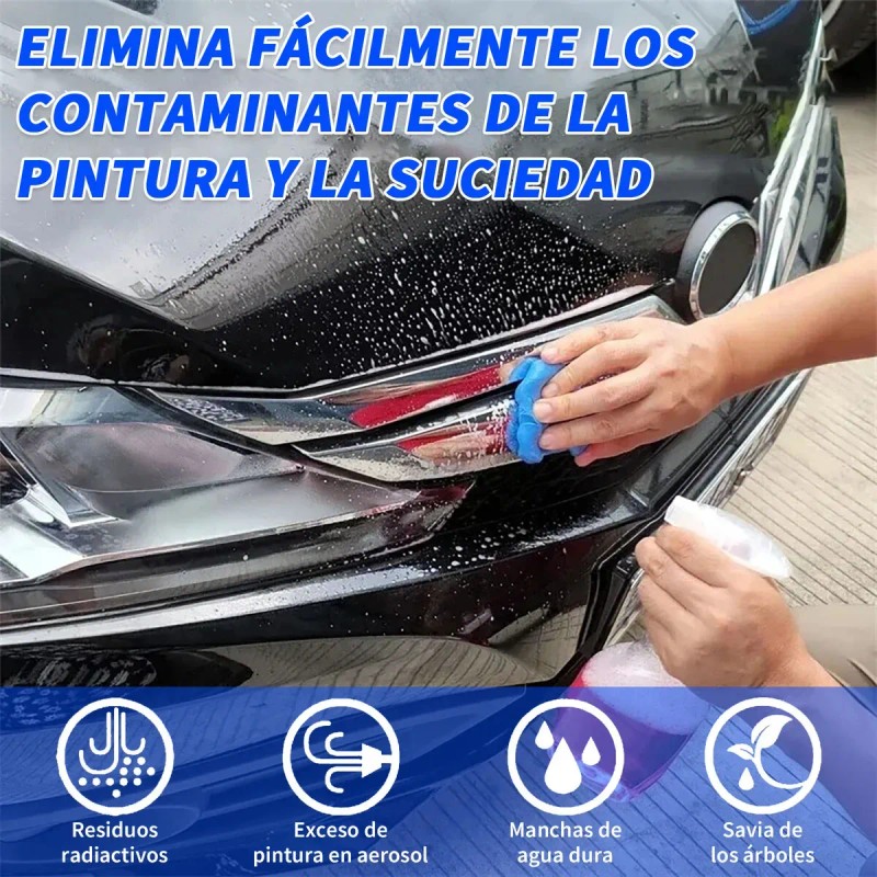 10*3m Arcilla Plastilina Descontaminante Limpiadora Clay Bar
