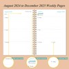 2024-2025 Planner - 17 Months Weekly & Monthly Planner from