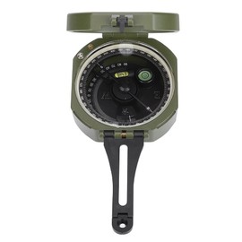 Professional Geology Compass, Waterproof with Fluorescent Display, Magnetic Declination Adjuster for Geological Survey and Orienteering