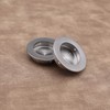 2 Pcs Brushed 304 Stainless Steel Round Flush Knobs Hidden