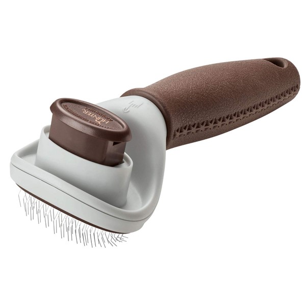 HUNTER SPA Self-Cleaning Slicker Brush for Dogs and Cats, 16.5