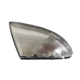 KYYET Front Left Driver Side Mirror Turn Signal Light Lamp Housing With Puddle Compatible with Dodge Ram 1500 2500 2009-2018 Replace# 68064949AA