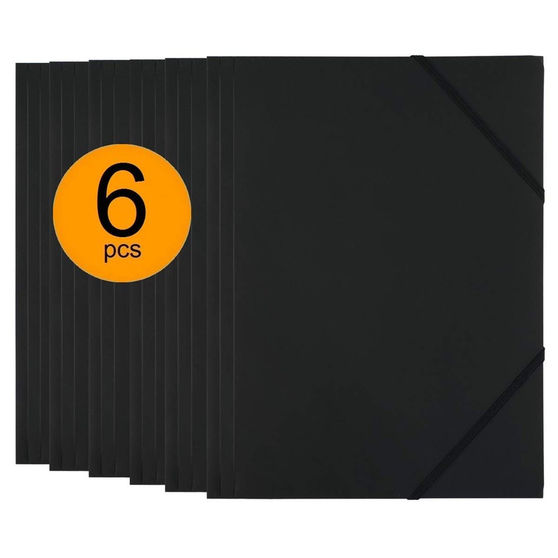 D.RECT 9082 Portfolio Folder, PP with Elastic Band, Elastic Folder