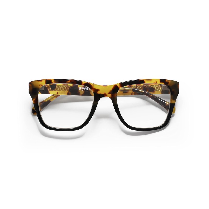 eyebobs Kvetcher Unisex Premium Readers, Tortoise & Black Front with
