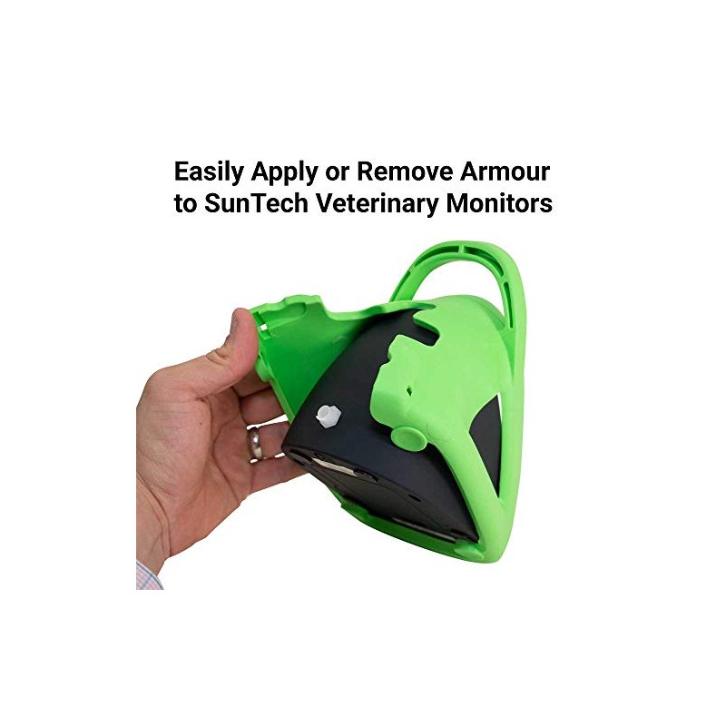 Protective Armour for SunTech Veterinary Monitors (Tree Frog Green)