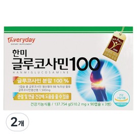 Hanmi Corporation Hanmi Glucosamine 100 137.754g x 3p, 270 tablets, 2 boxes / 한미양행 한미 글루코사민 100 137.754g x 3p, 270정, 2박스