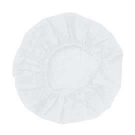 (S - 6.5cm) - 100Pcs White Non-Woven Sanitary Headphone Ear Cover, Disposable Super Stretch Covers Germproof Deodorising and Washable, for Most On Ear Headphones with 5 6cm Earpads (S - 6.5cm)