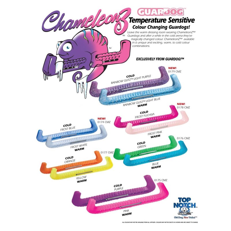 Guard Dog Universal Skate Guards - Hard - Blue Glitz