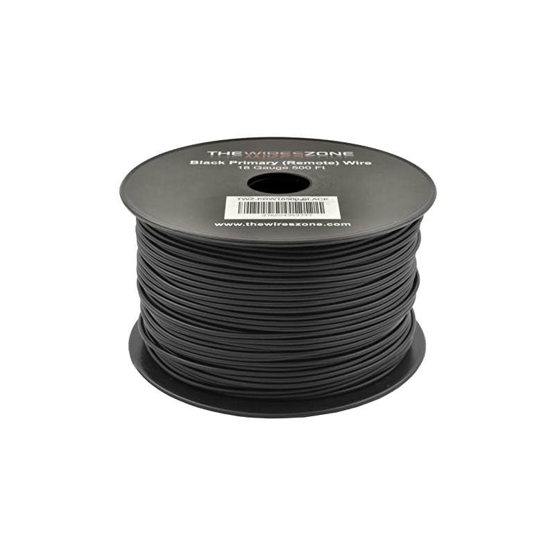 The Wires Zone 18 Gauge AWG 500' Feet ft Stranded