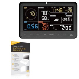 BoxWave Screen Protector Compatible with Ambient Weather Smart Weather Station (WS-2902C) - ClearTouch Anti-Glare Privacy (2-Pack), Privacy Screen Protector Flexible Film Anti-Glare