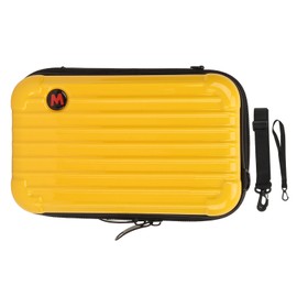 Action Camera Carrying Case Detachable Insert Waterproof Sport Camera Travel Portable Bag for DJI Osmo Action 3 4 Yellow