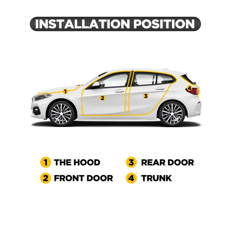 AOCISKA 16Ft Car Door Edge Guards,Car Door Protectors Edge Guards