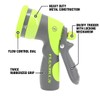 Flexzilla Heavy Duty 7-Pattern Adjustable Pistol Grip Garden Hose Nozzle