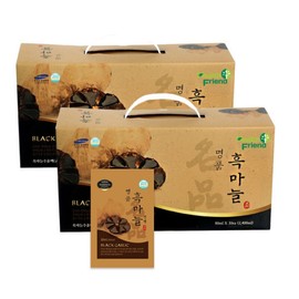 Health Friend Premium Black Garlic Extract 80ml x 30 Packets - 2 Boxes / 헬스프랜드 명품흑마늘진액 80ml x 30포-2박스