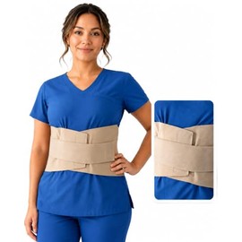 Faja Sacrolumbar Lumbosacra Elástica MH-316, Soporte Lumbar Terapéutico, Beige, Alivia Dolor y Mejora Postura, VARIEDAD DE TALLAS, ALIVIO A DOLOR...  