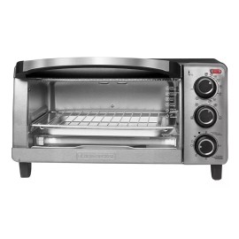 Black+Decker Horno Eléctrico Black+decker To1755 Convección 4 Rebanadas Color Plateado/Negro