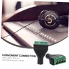KICHOUSE 3.5mm Screw Terminal Adapter Gold Plated Audio Cable Connector