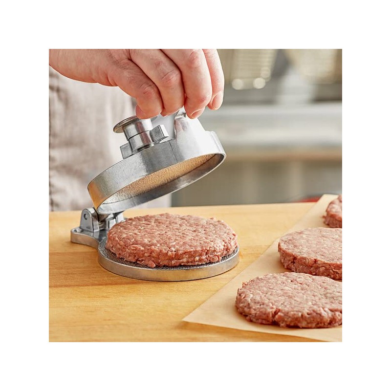 4 ½” Hamburger Press w/ 100 Patty Paper Set –