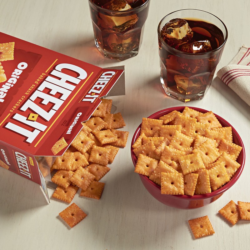 Cheez-It Baked Snack Cheese Crackers, Original, 12.4 oz Box