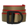 Bison Designs 547CRD L Delta Belt, Coyote Brown/Red, 42"