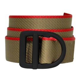 Bison Designs 547CRD L Delta Belt, Coyote Brown/Red, 42"