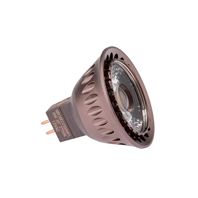 FX Luminaire MR16ECO50WFL Eco MR16 Warm 2700K; 35° Flood; 6W
