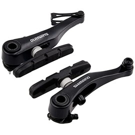 Shimano V-Brake BR-R353 Rear S70T Shoe Fixing Bolt: 0.6/1.0 inches (16.0/25.0 mm), Arch Length: 3.5 inches (90 mm), Black EBRR353RX42XLP