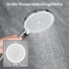 Aurulam Shower Head, Shower Head with 4 Jet Types, Large