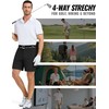PULI Golf Shorts for Men Stretch Dry Fit Lightweight Waterproof