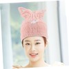 WOONEKY Cat Hair Hat Microfiber Hair Towel Quick Drying Hat