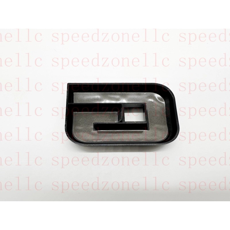 Auto Rear Tailgate GMC Matte Black OVERLAY Emblem Badge Fit