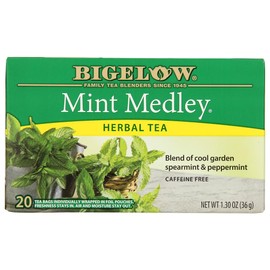 Bigelow, Mint Medley Herbal Tea, 20 Count