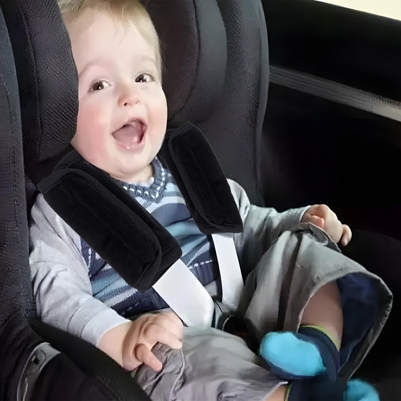 Car Seat Strap Pads for Baby Kids, Covers for Car