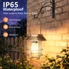 AOUNQ Solar Lanterns Outdoor Waterproof 4 Pack, Upgraded Brighter Hanging