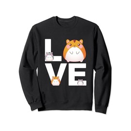 Funny Love Hamsters Shirt Animal Toys Pets Lovers TShirt Sweatshirt
