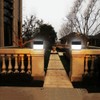 Solar Powered LED Square White Light for Garden Fence Courtyard