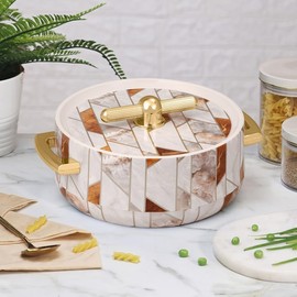 Casserole Set of 3 (1700ml, 1200ml, 600ml) |BPA Free|Keeps Food hot & Fresh for Long Hours.,(Multi Color)